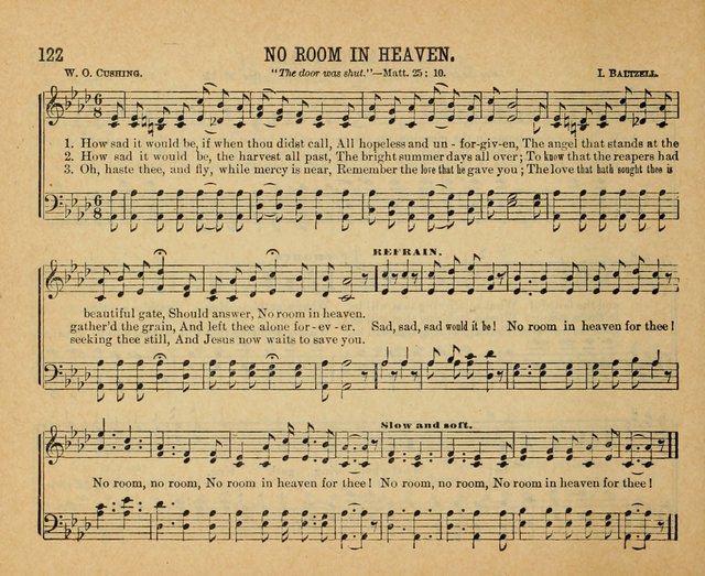 Songs of the Kingdom: a choice collection of songs and hymns for the Sunday school and other social services page 122