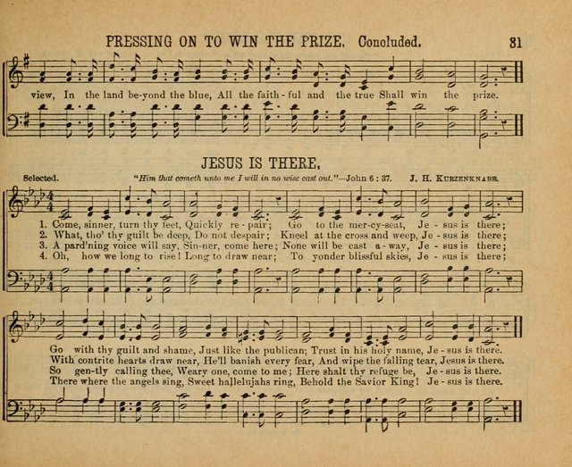 Songs of the Kingdom: a choice collection of songs and hymns for the Sunday school and other social services page 31