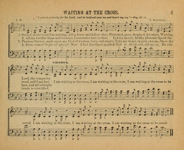 Songs of the Kingdom: a choice collection of songs and hymns for the Sunday school and other social services page 5