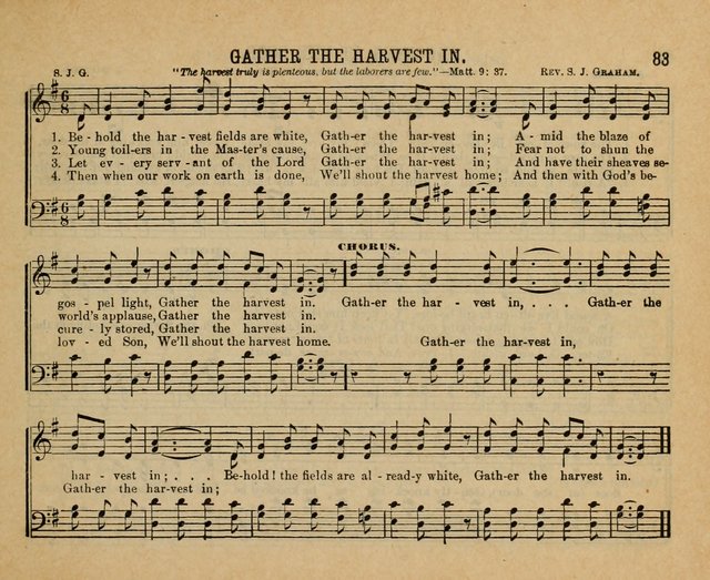 Songs of the Kingdom: a choice collection of songs and hymns for the Sunday school and other social services page 83