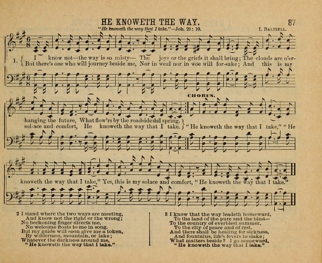 Songs of the Kingdom: a choice collection of songs and hymns for the Sunday school and other social services page 87