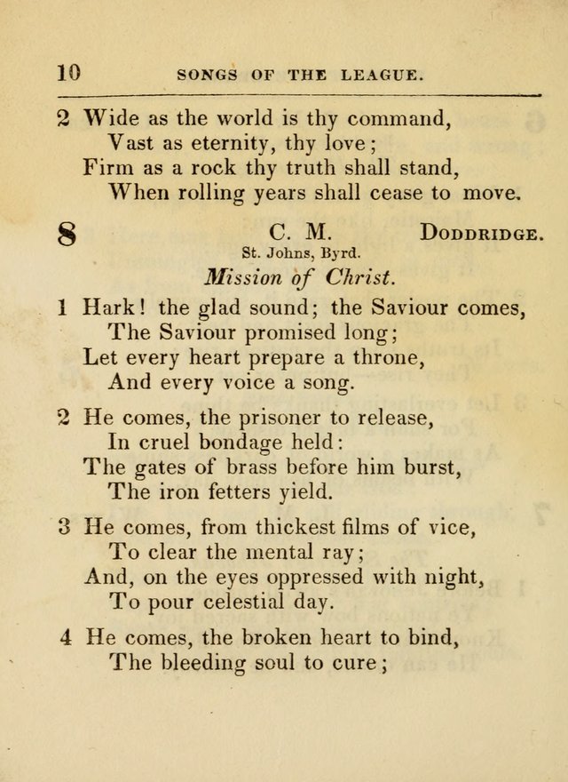 Songs of the League page 10