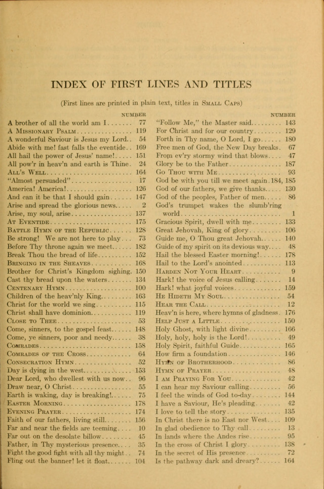 Songs of Life page vi