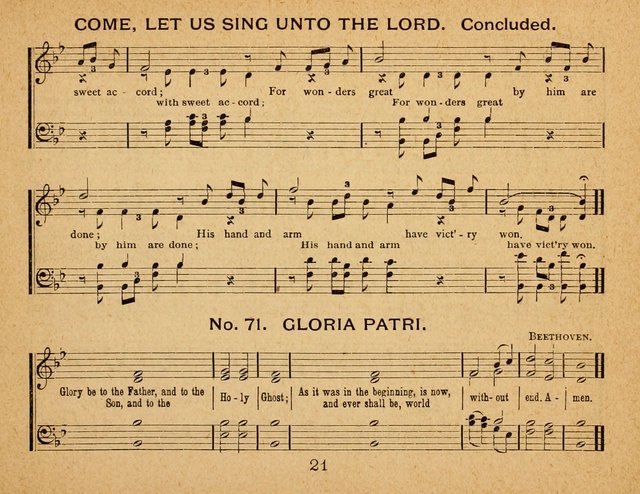 Songs of Love and Praise: for Sabbath-Schools, Prayer-Meetings, and Family Circle page 21
