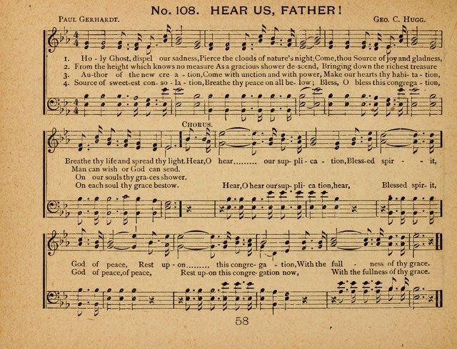 Songs of Love and Praise: for Sabbath-Schools, Prayer-Meetings, and Family Circle page 58