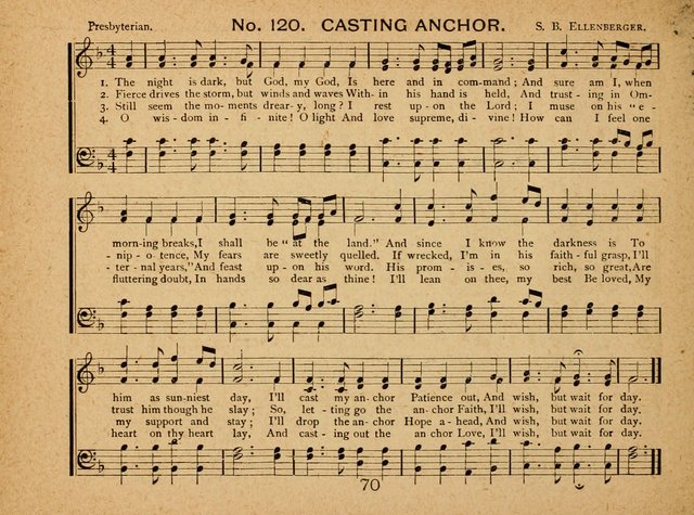 Songs of Love and Praise: for Sabbath-Schools, Prayer-Meetings, and Family Circle page 70