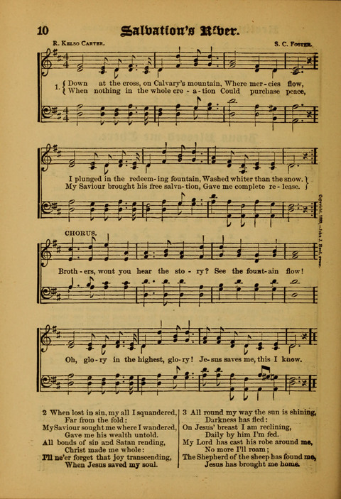 Songs of Love and Praise: for use in meetings & Christian worship & work page 10