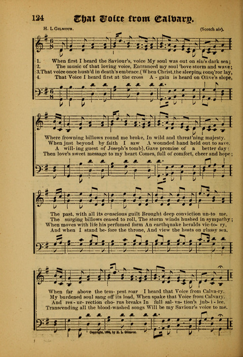 Songs of Love and Praise: for use in meetings & Christian worship & work page 124