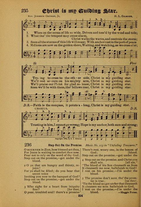 Songs of Love and Praise: for use in meetings & Christian worship & work page 214