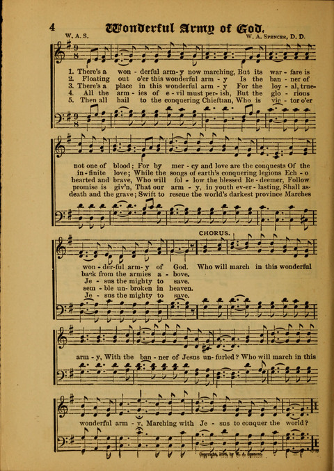 Songs of Love and Praise: for use in meetings & Christian worship & work page 4