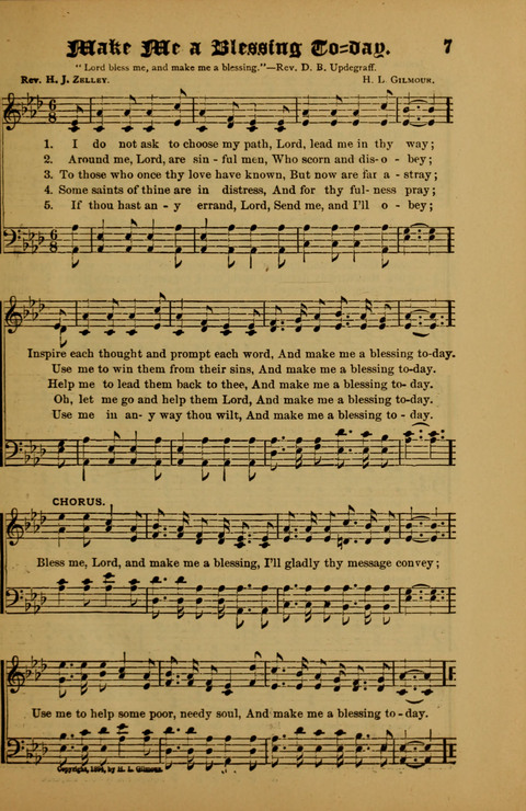 Songs of Love and Praise: for use in meetings & Christian worship & work page 7