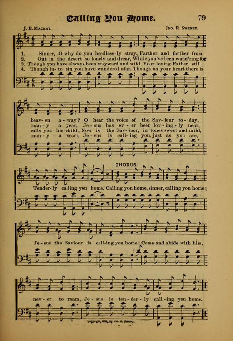 Songs of Love and Praise: for use in meetings & Christian worship & work page 79
