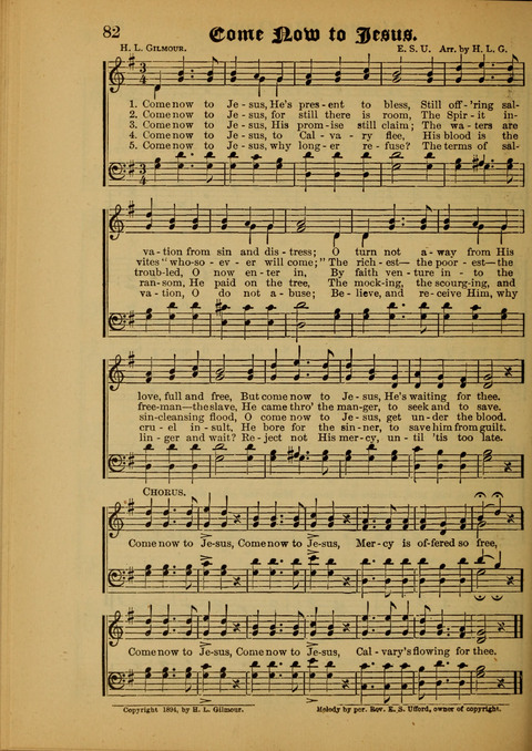 Songs of Love and Praise: for use in meetings & Christian worship & work page 82