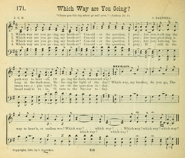 Songs of the Morning: a choice collection of songs and hymns for the Sunday school and other social services page 113