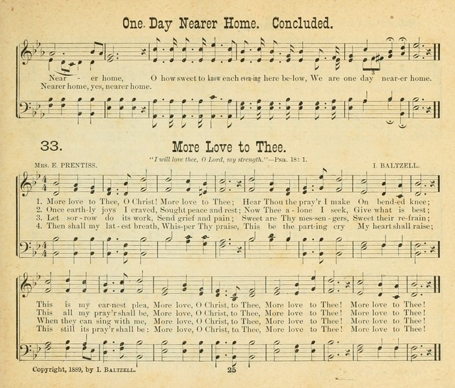 Songs of the Morning: a choice collection of songs and hymns for the Sunday school and other social services page 26