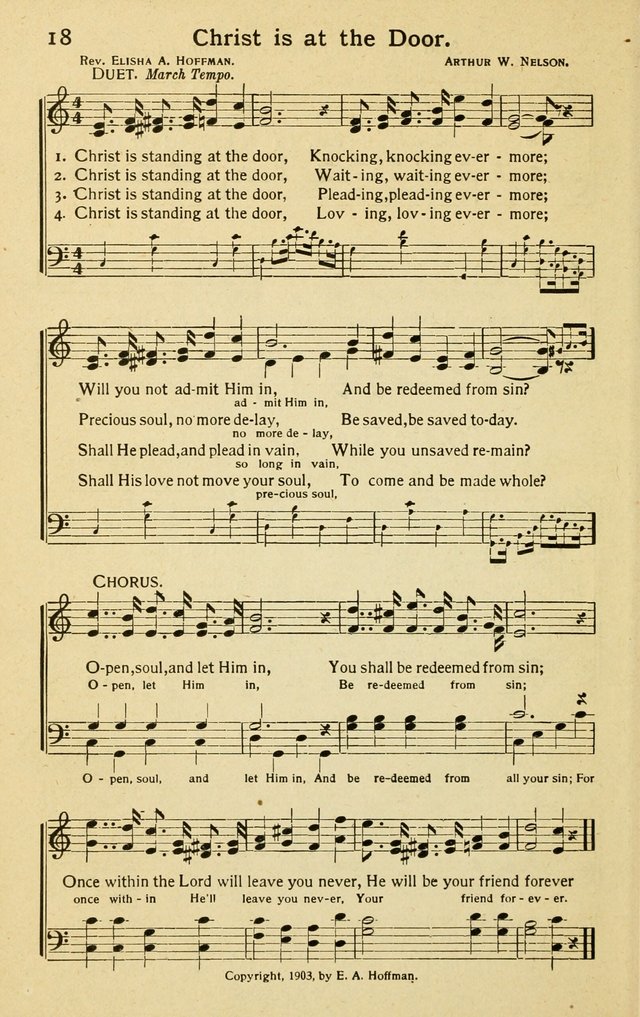 Songs of Matchless Love: for evangelistic services, devotional meetings and Sunday schools page 18