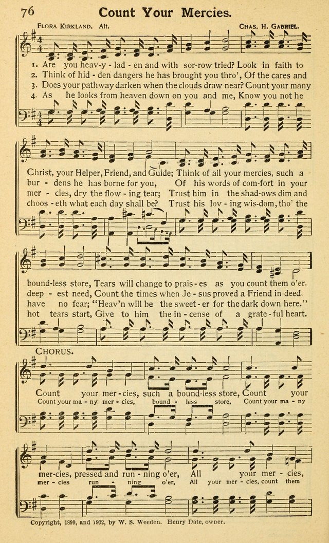 Songs of Matchless Love: for evangelistic services, devotional meetings and Sunday schools page 70