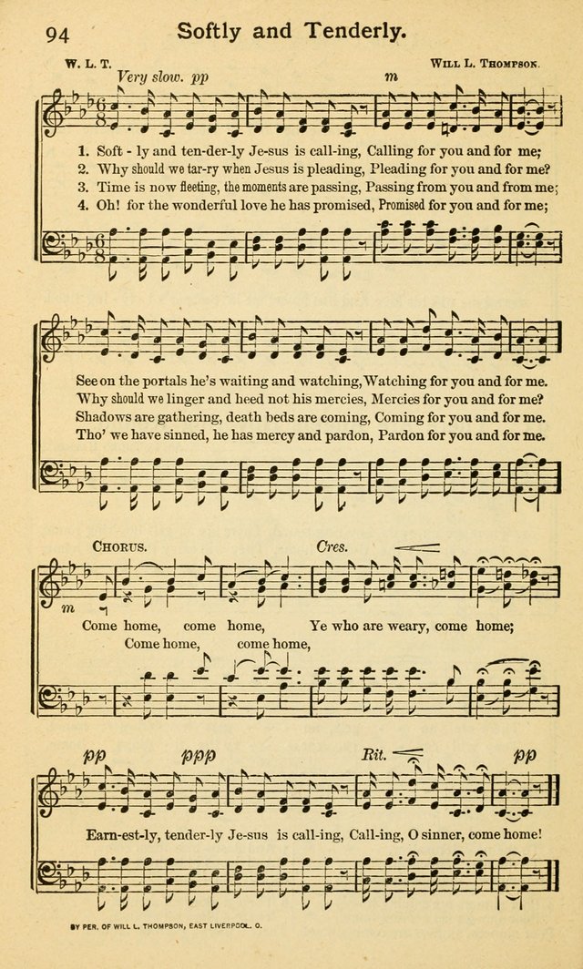 Songs of Matchless Love: for evangelistic services, devotional meetings and Sunday schools page 88