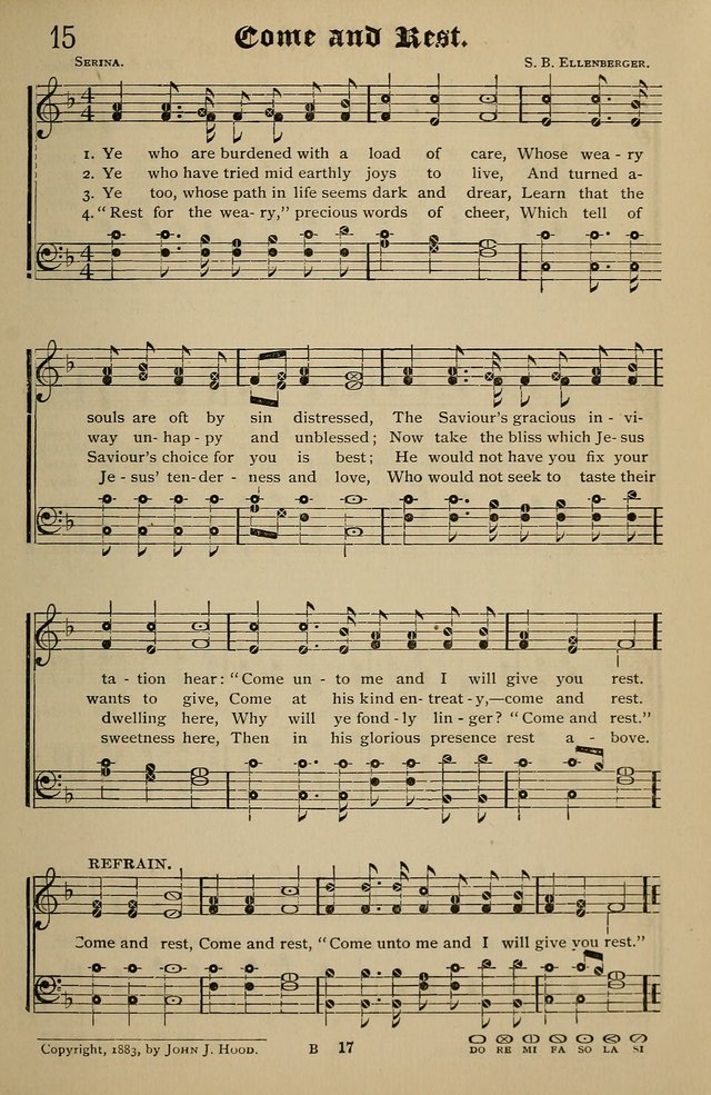Songs of the New Life: with Songs of Redeeming Love Combined: for use in gospel meetings, etc. page 17