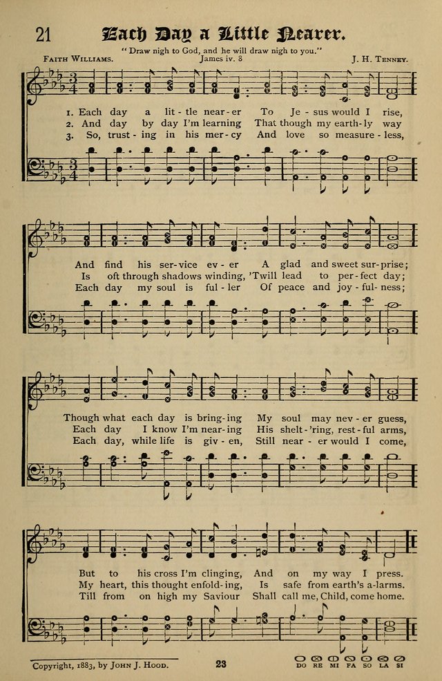 Songs of the New Life: with Songs of Redeeming Love Combined: for use in gospel meetings, etc. page 23