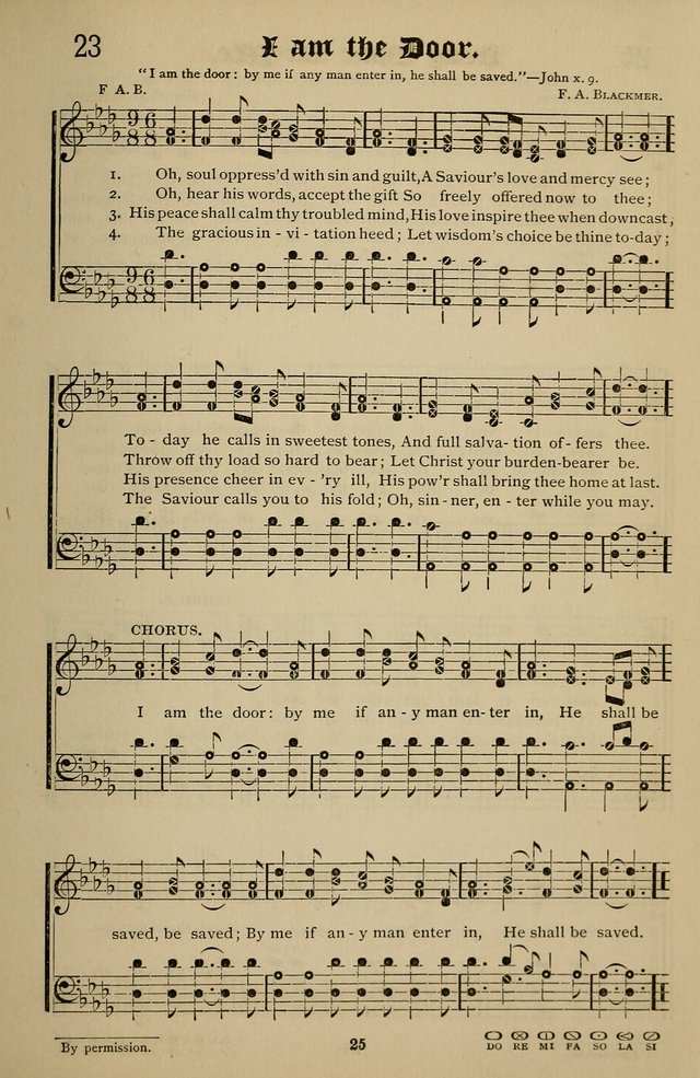 Songs of the New Life: with Songs of Redeeming Love Combined: for use in gospel meetings, etc. page 25