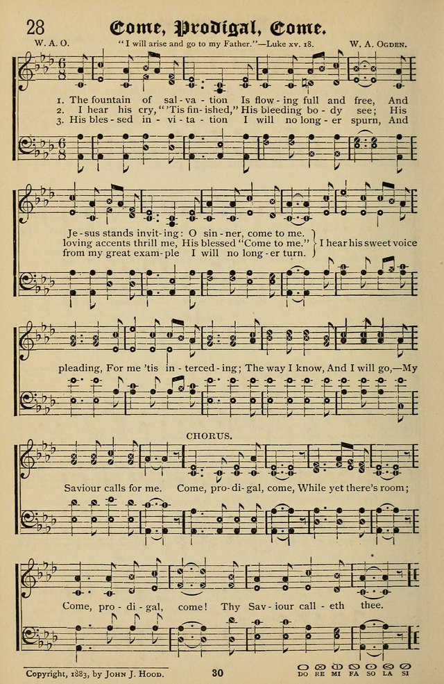 Songs of the New Life: with Songs of Redeeming Love Combined: for use in gospel meetings, etc. page 30