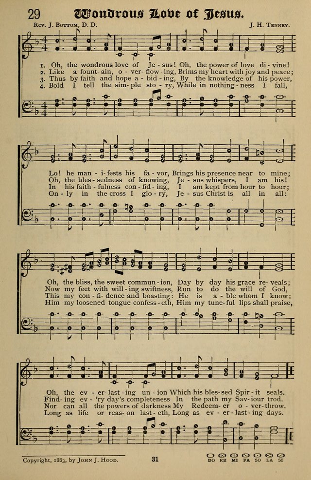 Songs of the New Life: with Songs of Redeeming Love Combined: for use in gospel meetings, etc. page 31