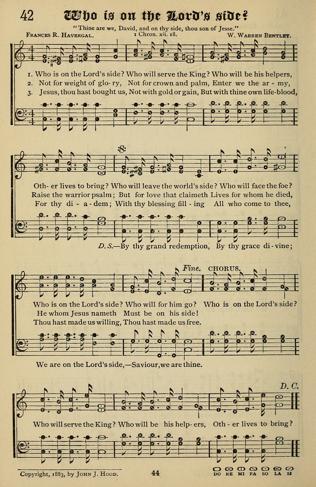 Songs of the New Life: with Songs of Redeeming Love Combined: for use in gospel meetings, etc. page 44