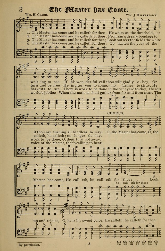 Songs of the New Life: with Songs of Redeeming Love Combined: for use in gospel meetings, etc. page 5