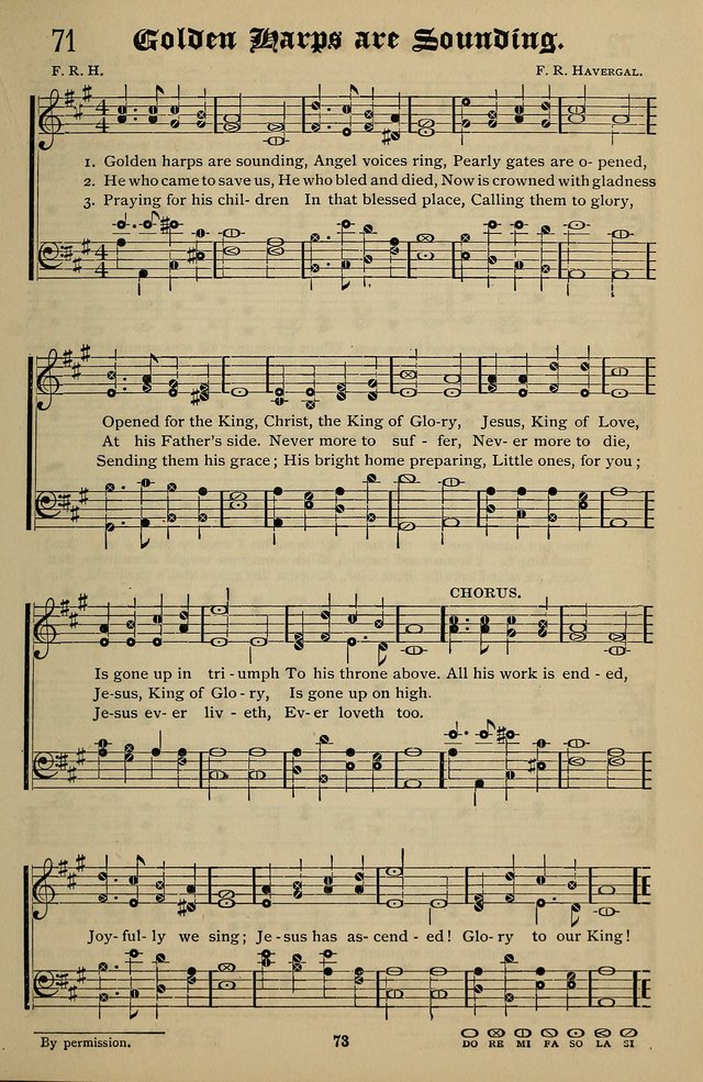 Songs of the New Life: with Songs of Redeeming Love Combined: for use in gospel meetings, etc. page 73