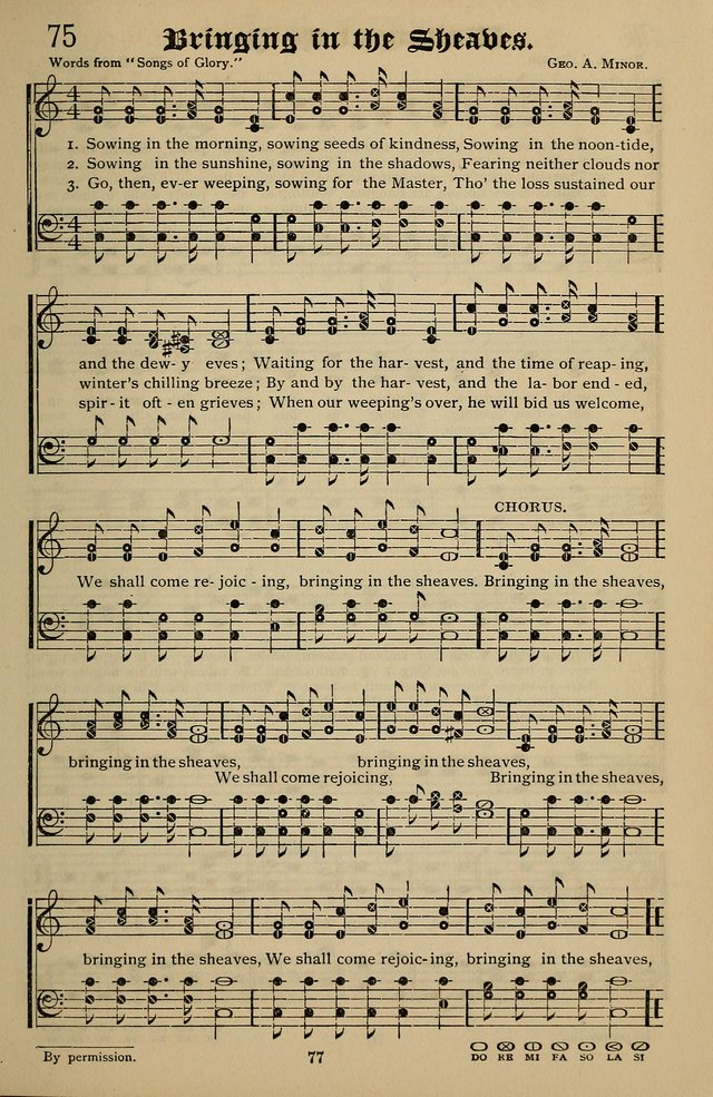 Songs of the New Life: with Songs of Redeeming Love Combined: for use in gospel meetings, etc. page 77