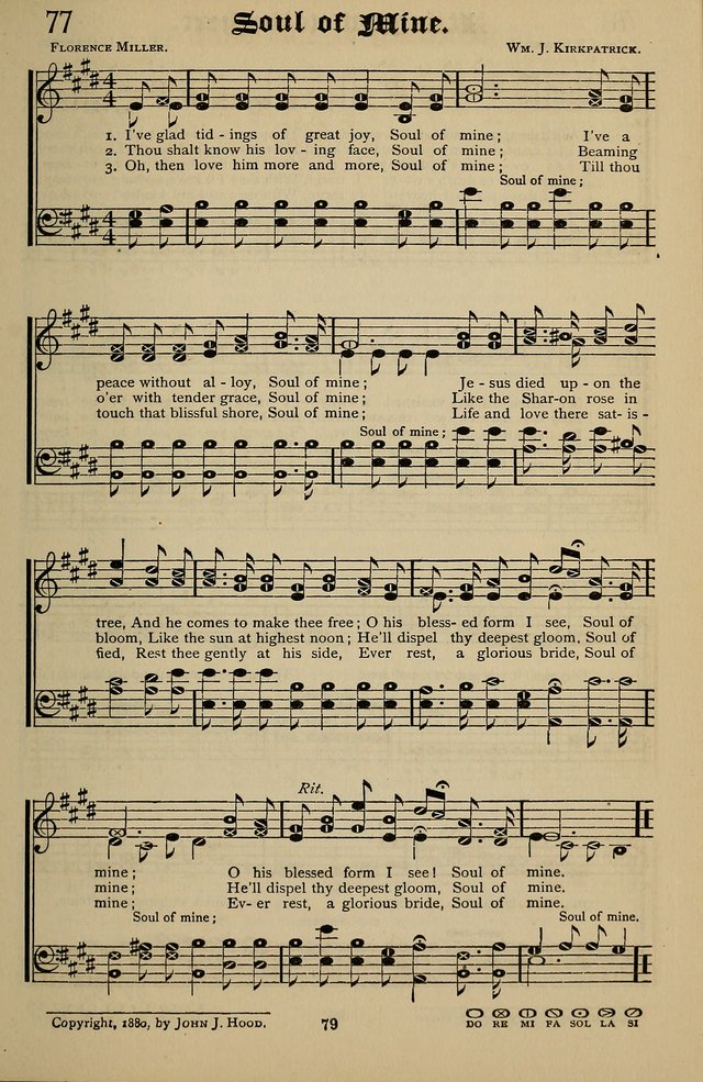 Songs of the New Life: with Songs of Redeeming Love Combined: for use in gospel meetings, etc. page 79
