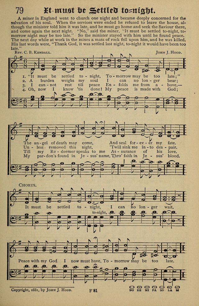 Songs of the New Life: with Songs of Redeeming Love Combined: for use in gospel meetings, etc. page 81