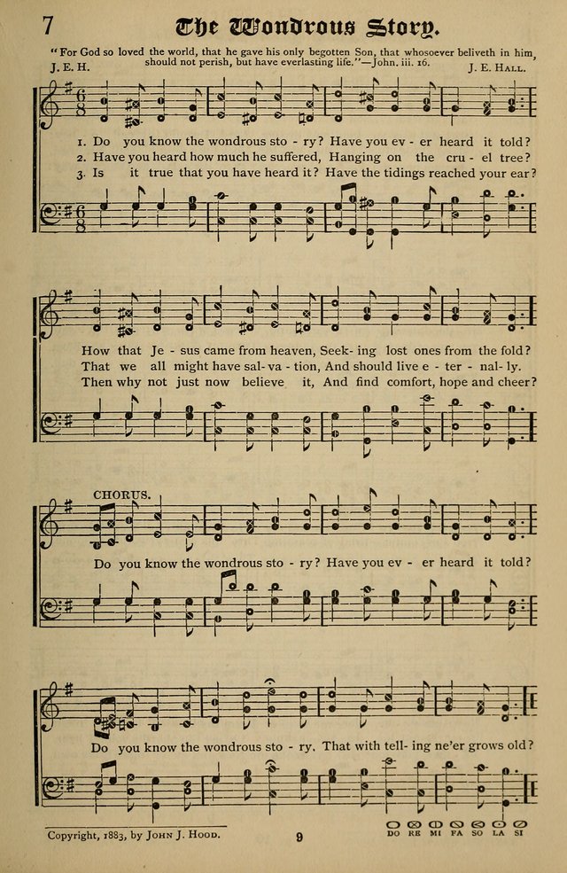 Songs of the New Life: with Songs of Redeeming Love Combined: for use in gospel meetings, etc. page 9