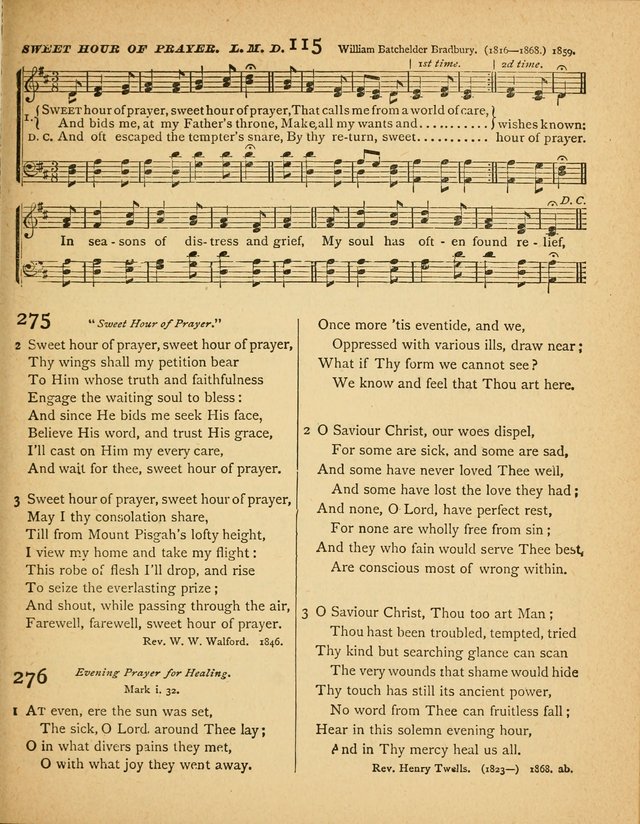 Songs of Praise: a selection of standard hymns and tunes for the Sunday-shcools and social meetings page 116