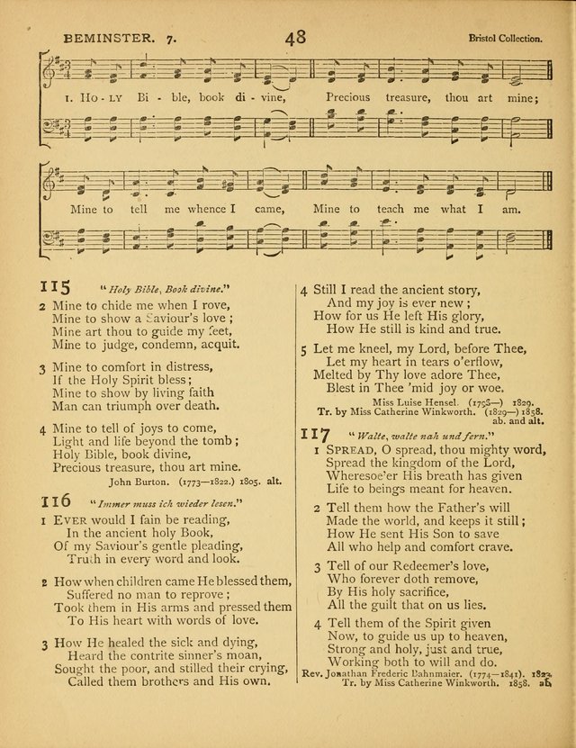 Songs of Praise: a selection of standard hymns and tunes for the Sunday-shcools and social meetings page 49