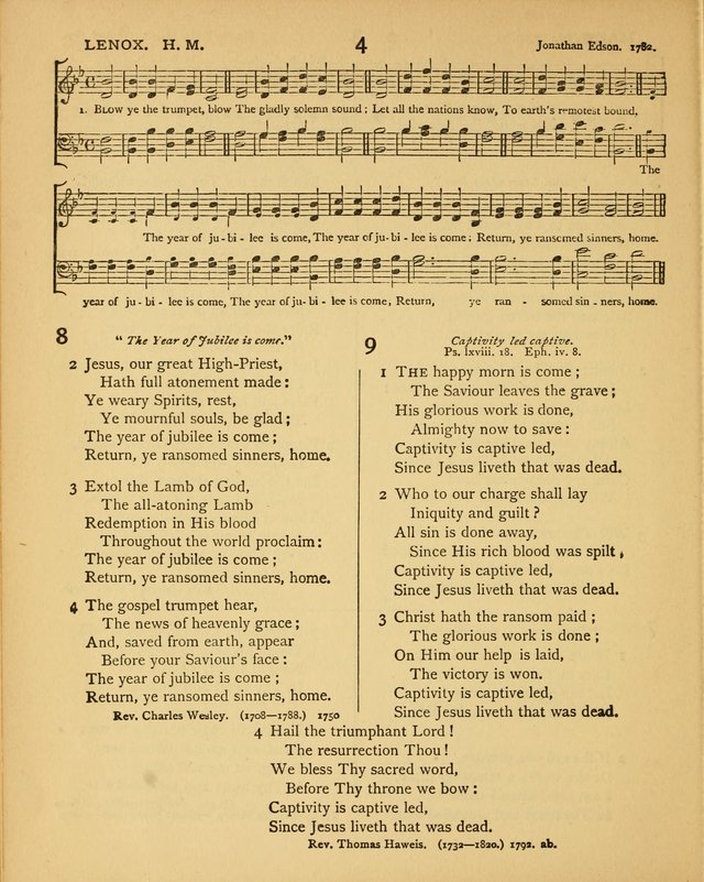 Songs of Praise: a selection of standard hymns and tunes for the Sunday-shcools and social meetings page 5