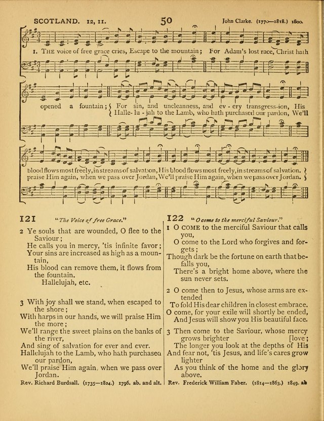 Songs of Praise: a selection of standard hymns and tunes for the Sunday-shcools and social meetings page 51