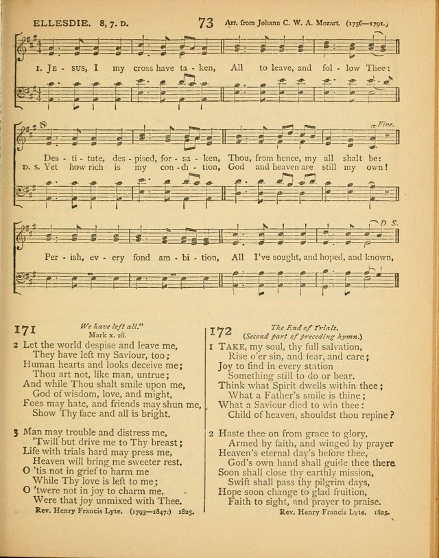 Songs of Praise: a selection of standard hymns and tunes for the Sunday-shcools and social meetings page 74