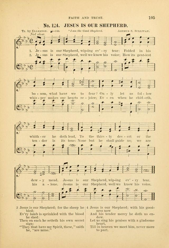 The Spirit of Praise: a collection of music with hymns for use in Sabbath-school services and church meetings page 107