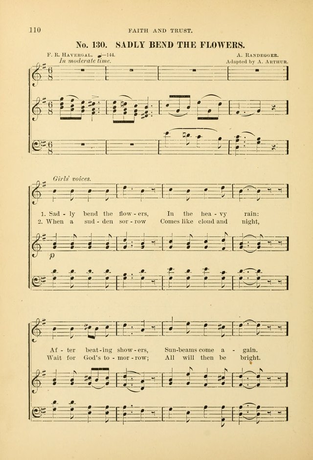 The Spirit of Praise: a collection of music with hymns for use in Sabbath-school services and church meetings page 112
