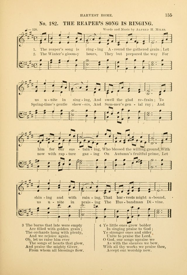 The Spirit of Praise: a collection of music with hymns for use in Sabbath-school services and church meetings page 157
