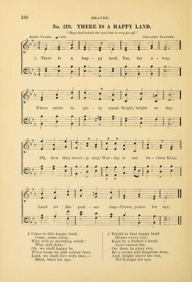 The Spirit of Praise: a collection of music with hymns for use in Sabbath-school services and church meetings page 190