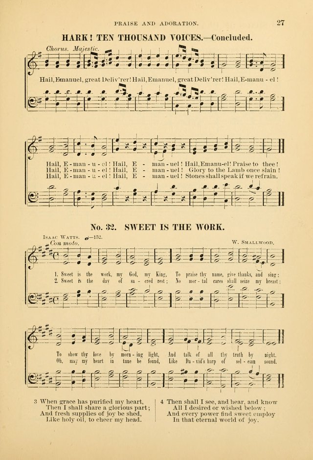 The Spirit of Praise: a collection of music with hymns for use in Sabbath-school services and church meetings page 29
