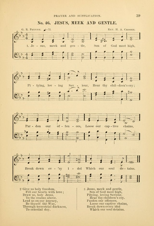 The Spirit of Praise: a collection of music with hymns for use in Sabbath-school services and church meetings page 41