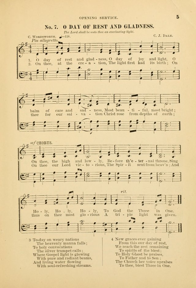 The Spirit of Praise: a collection of music with hymns for use in Sabbath-school services and church meetings page 5