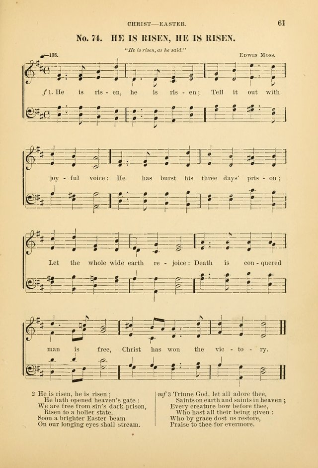 The Spirit of Praise: a collection of music with hymns for use in Sabbath-school services and church meetings page 63