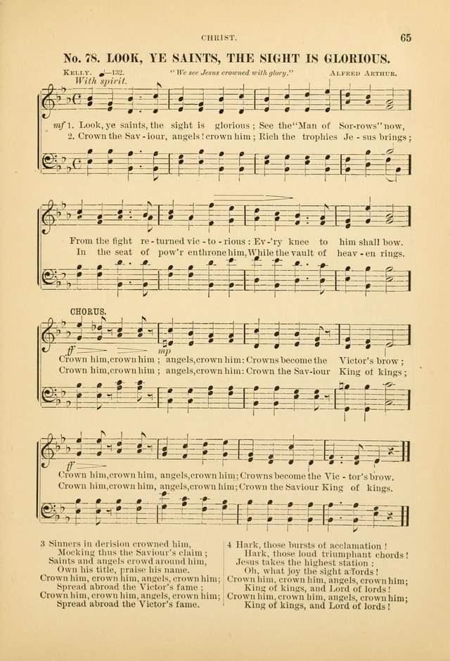 The Spirit of Praise: a collection of music with hymns for use in Sabbath-school services and church meetings page 67