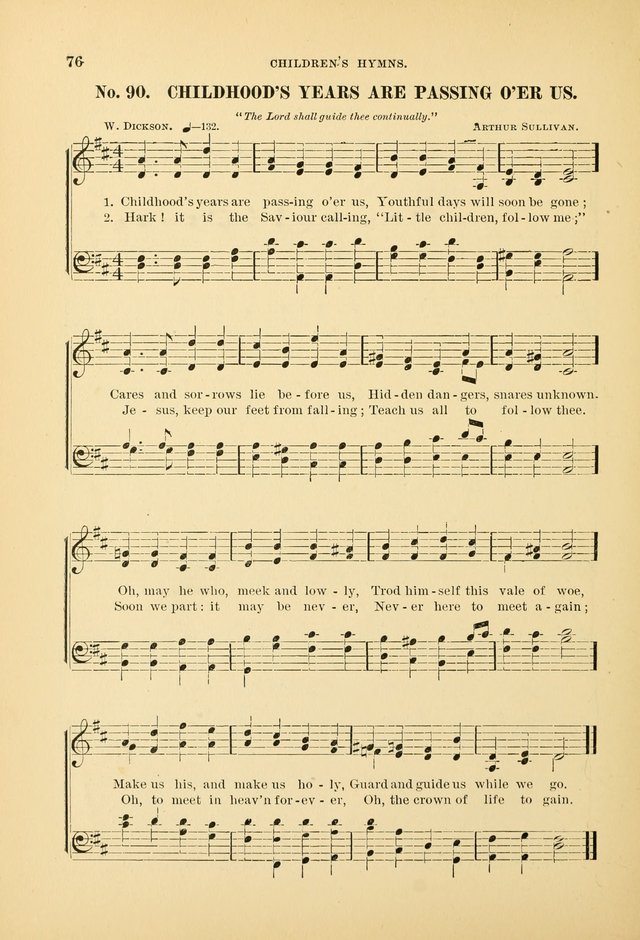 The Spirit of Praise: a collection of music with hymns for use in Sabbath-school services and church meetings page 78