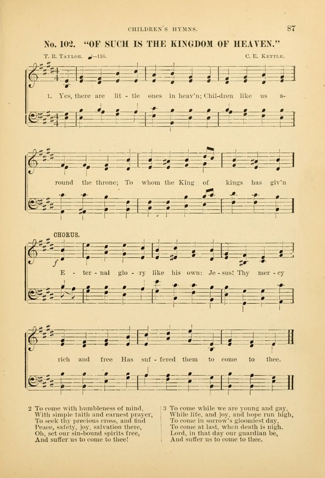 The Spirit of Praise: a collection of music with hymns for use in Sabbath-school services and church meetings page 89
